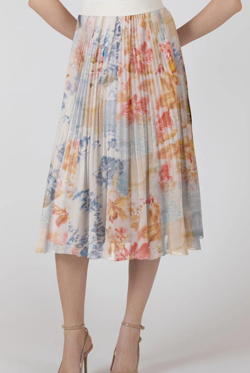 Black Tape Pleated Flower Skirt Flower Patch - Fleur - De - Lis Boutique
