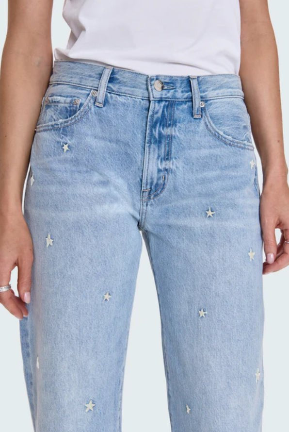 Pistola Lexi Mid Rise Bowed Straight - Fleur - De - Lis Boutique