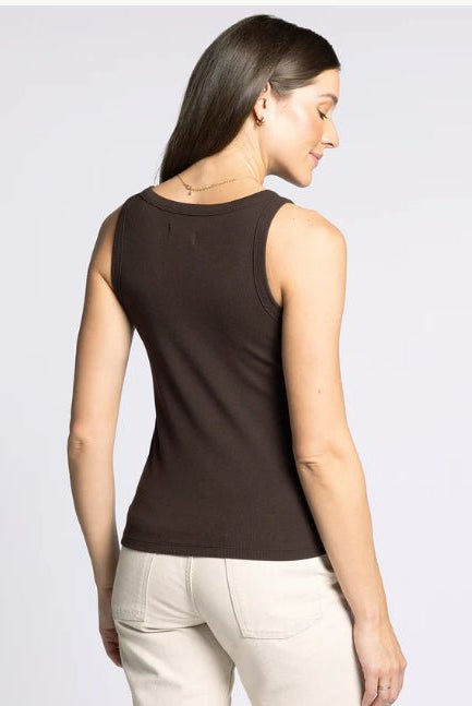 Clarkson Tank Coffee Bean - Fleur - De - Lis Boutique