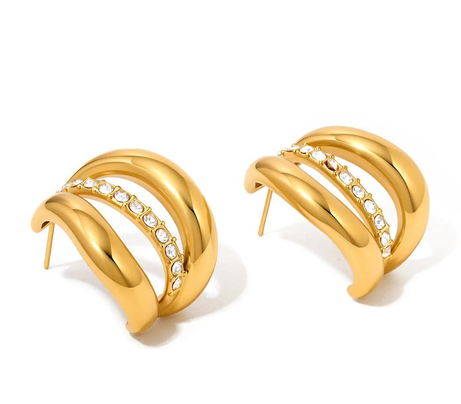 Pretty Simple Tansy Trio Half Hoop Waterproof - Fleur-De-Lis Boutique