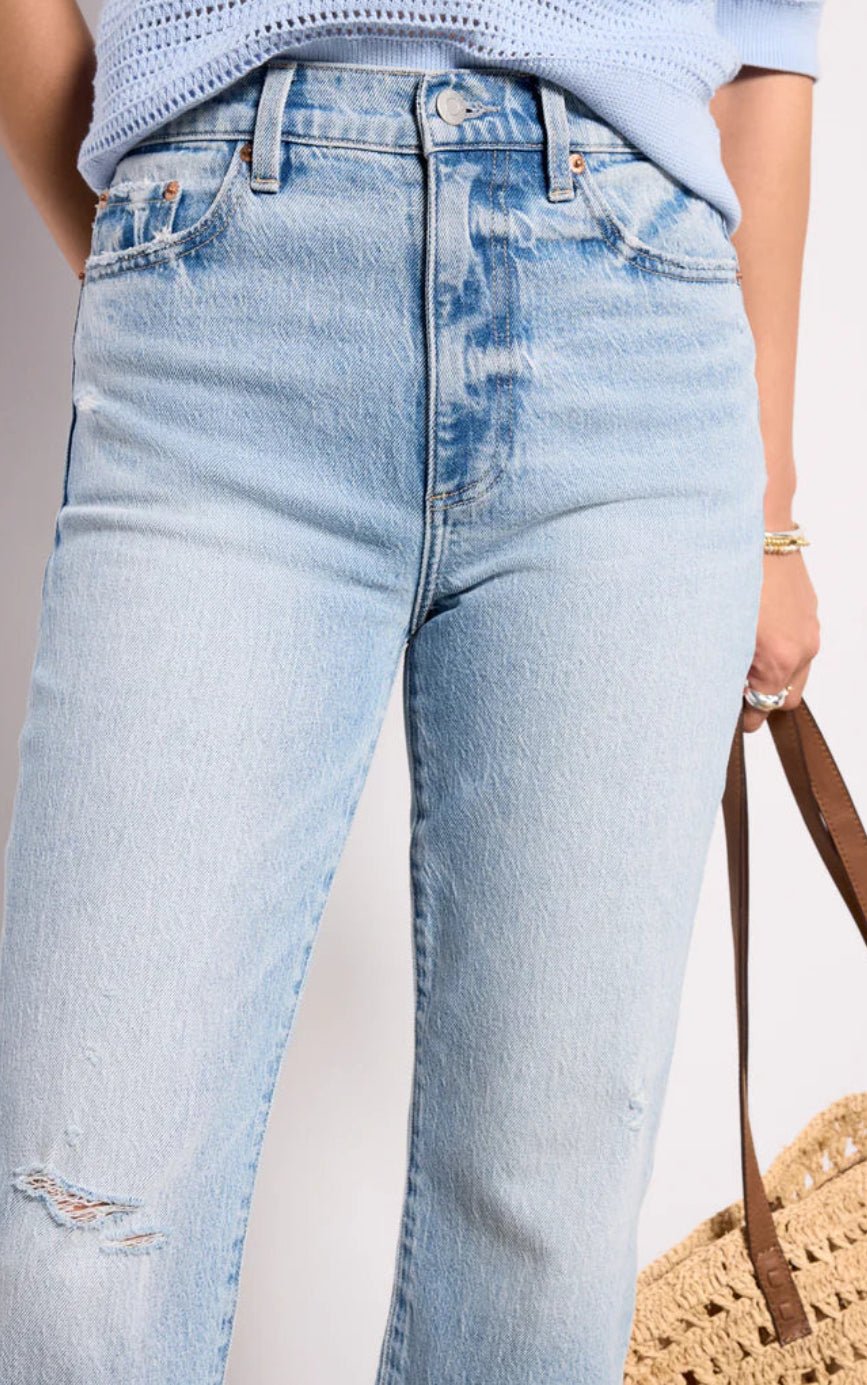 Pistola Ally Scholar Distressed Denim - Fleur - De - Lis Boutique