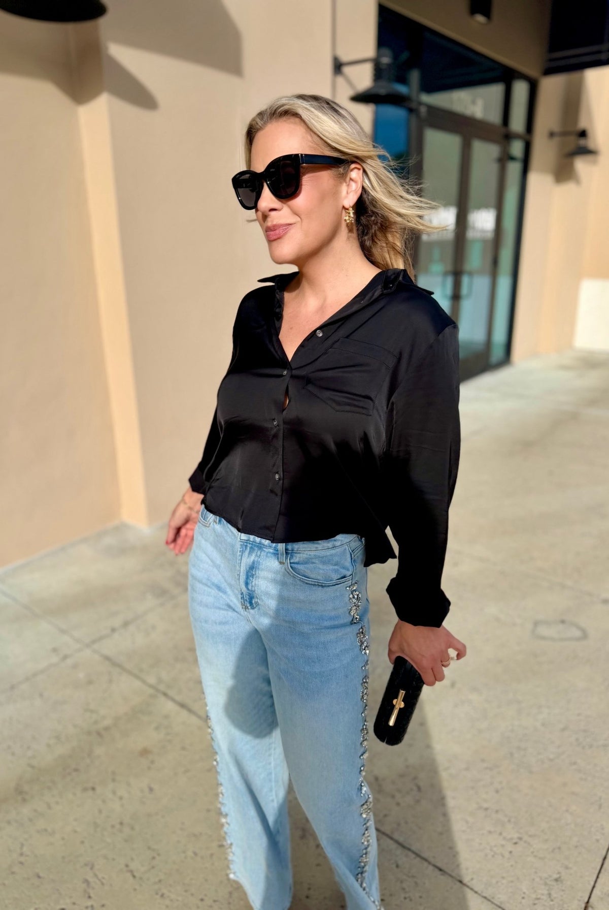 Dear John Maribel Top Black Top - Fleur-De-Lis Boutique