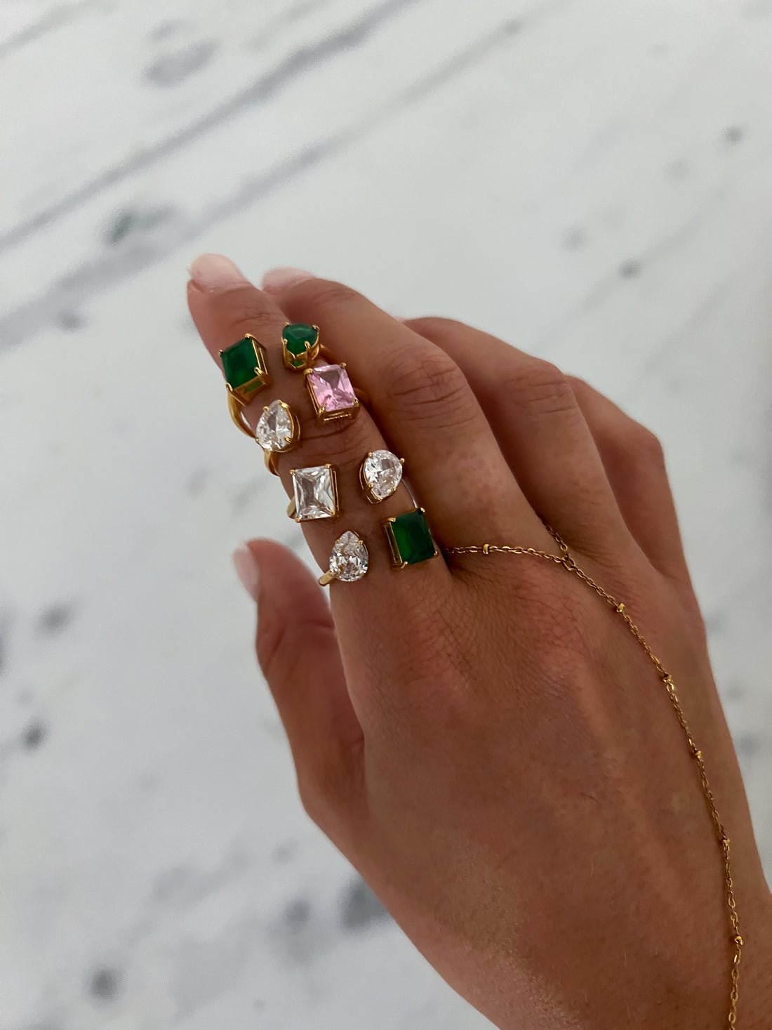 Chansutt Pearls The Blakely Ring Gold - Fleur - De - Lis Boutique