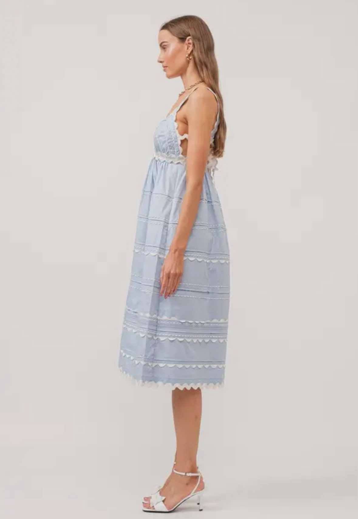 Sofie The Label Jeanie Midi Dress - Fleur - De - Lis Boutique