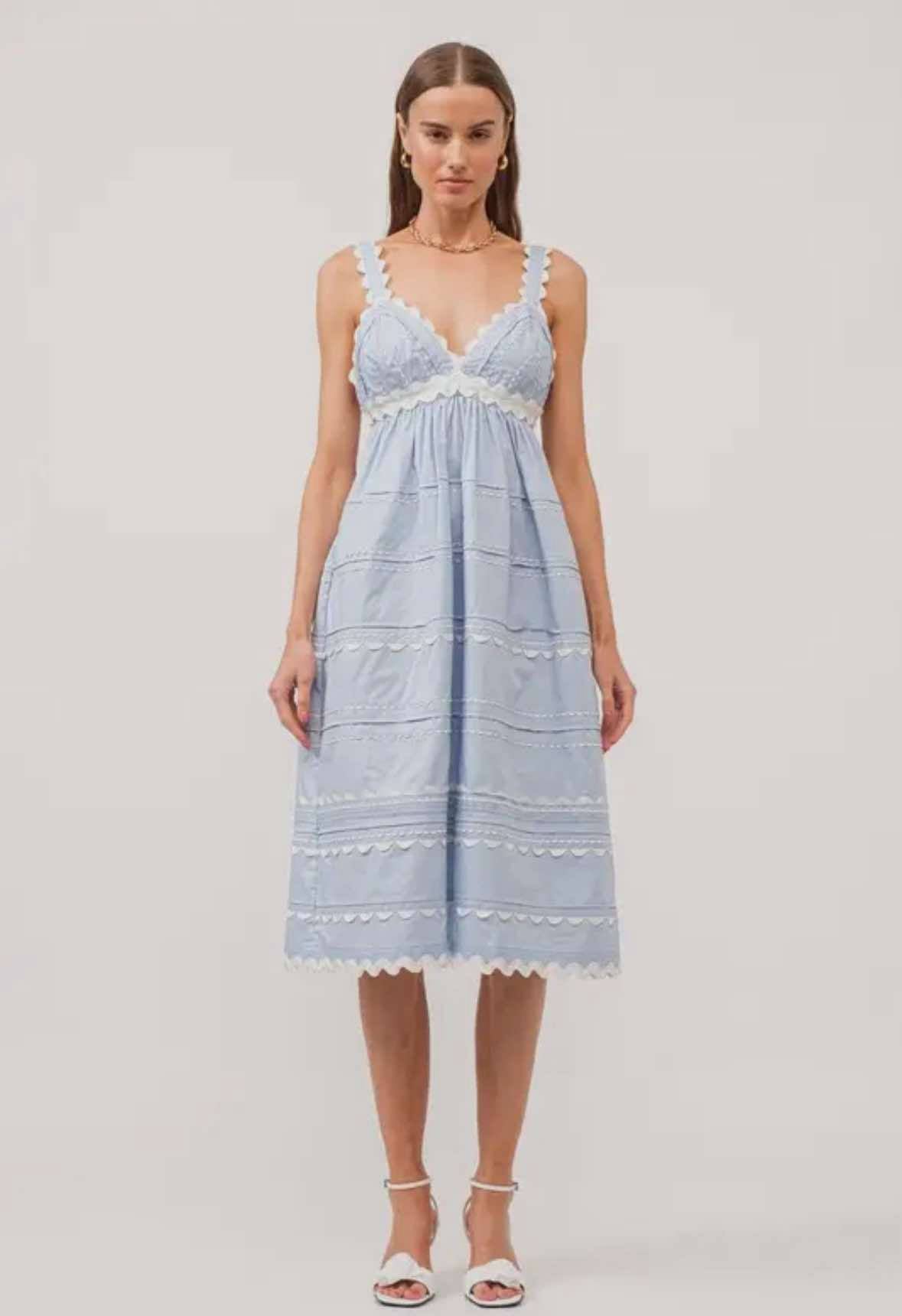 Sofie The Label Jeanie Midi Dress - Fleur - De - Lis Boutique