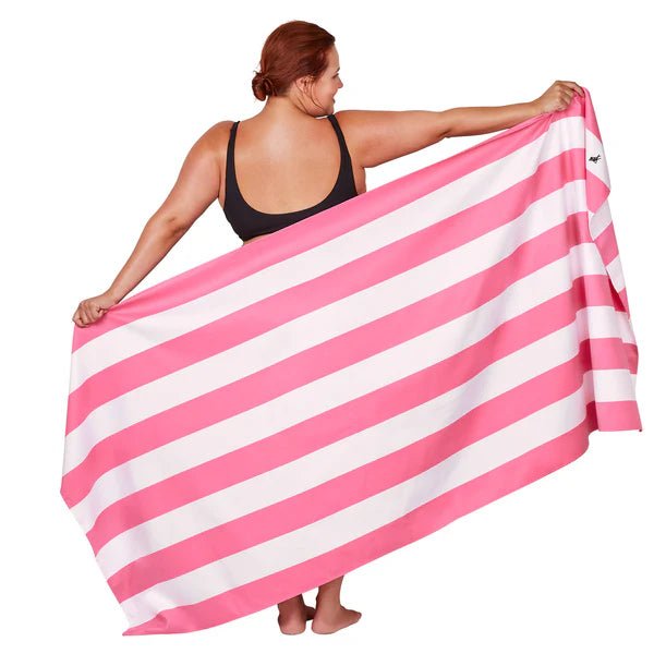 Beach Towel Cabana Large Phi Phi Pink - Fleur - De - Lis Boutique