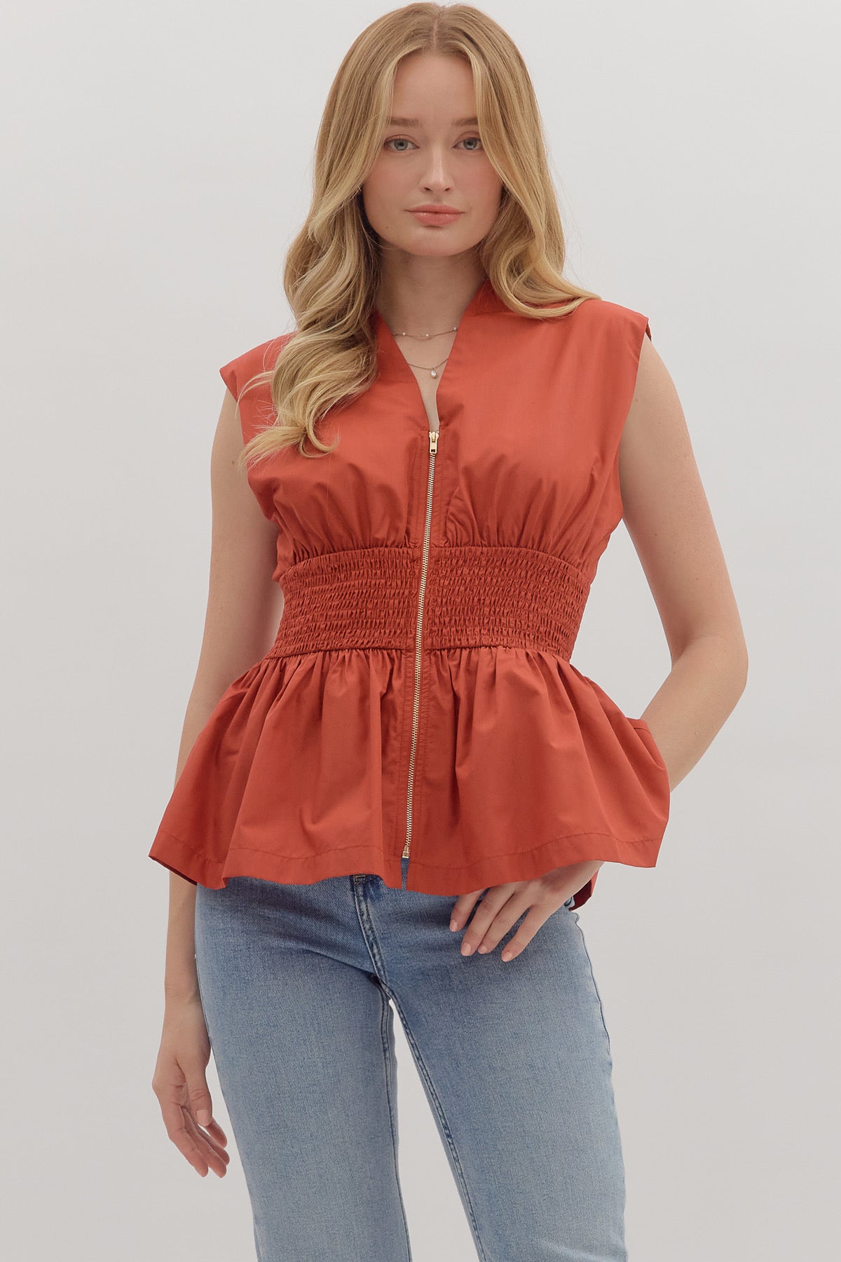 Margo Top Rust - Fleur - De - Lis Boutique