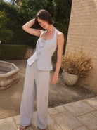 Lucy Paris Valli Trousers - Blue - Fleur - De - Lis Boutique