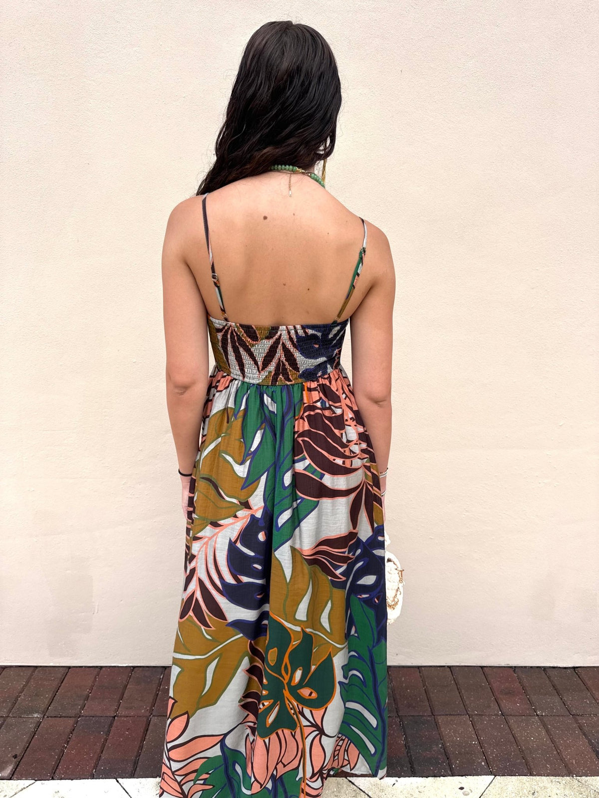 Meet Me In Santorini Wild Bloom Maxi Dress - Fleur-De-Lis Boutique
