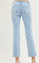 Risen West Palm Crop Straight Jeans - Fleur - De - Lis Boutique