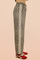 KDL Cheetah Pant with Racing Stripes - Fleur-De-Lis Boutique