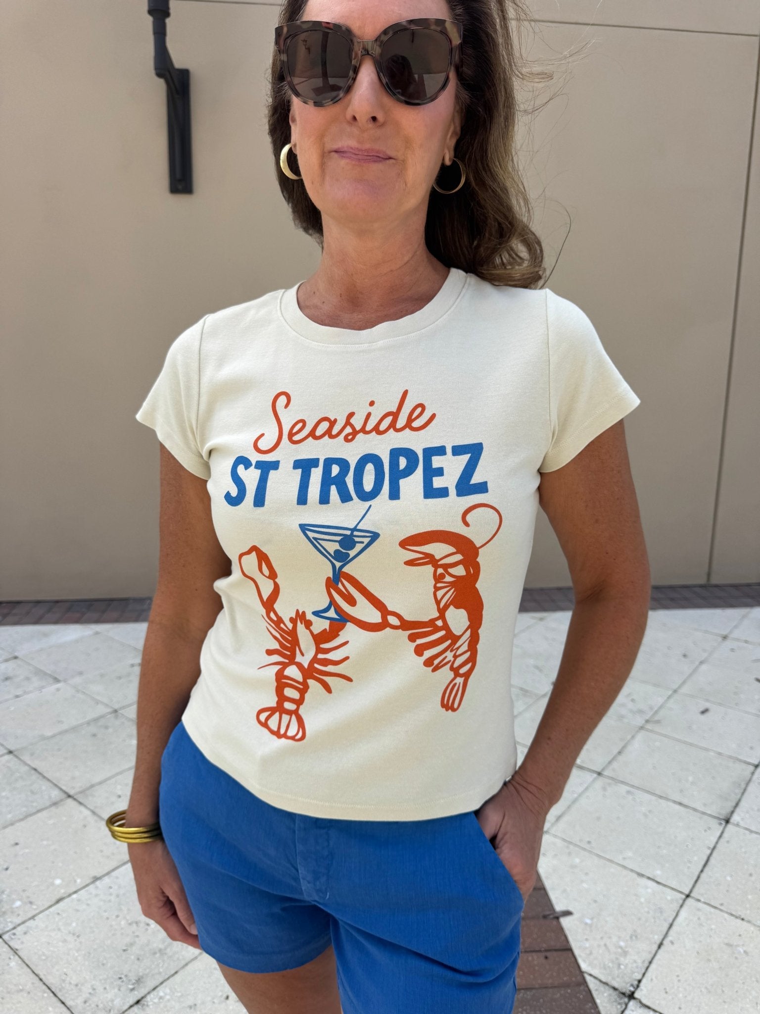 People of Leisure Sea Side Baby Tee - Fleur - De - Lis Boutique
