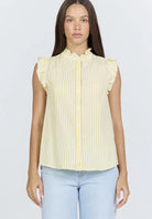 Dear John Lucia Top Lemon Stripe - Fleur - De - Lis Boutique
