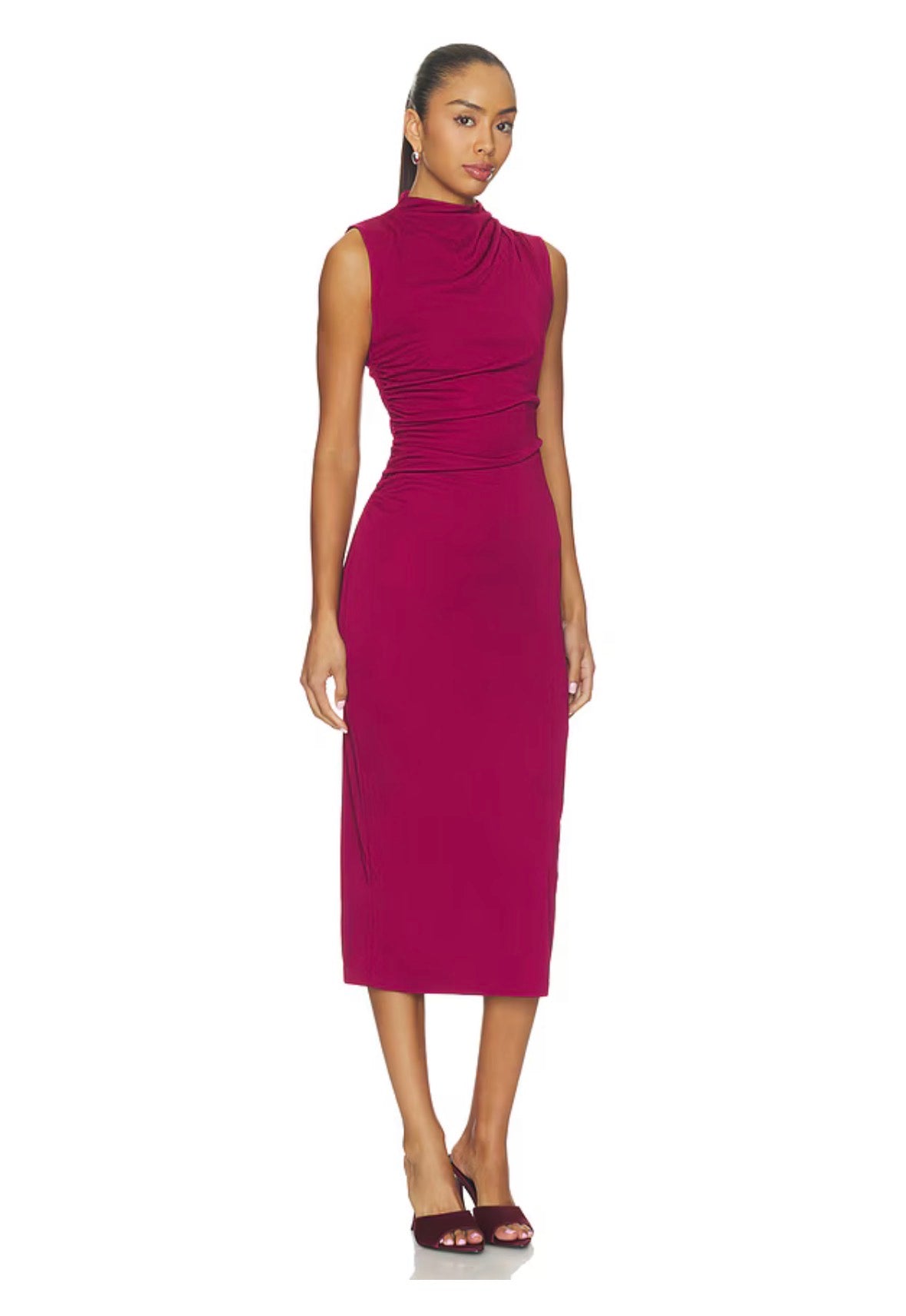 Steve Madden Mo Dress Beet Red - Fleur-De-Lis Boutique