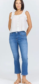 Dear John Ada Top White - Fleur - De - Lis Boutique