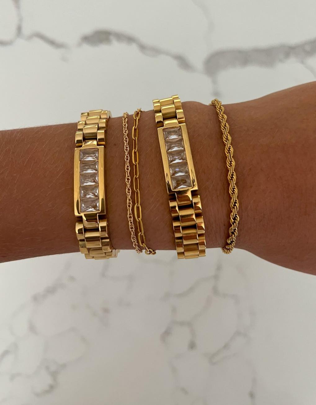 Bling Watch Band Bracelet - Fleur - De - Lis Boutique