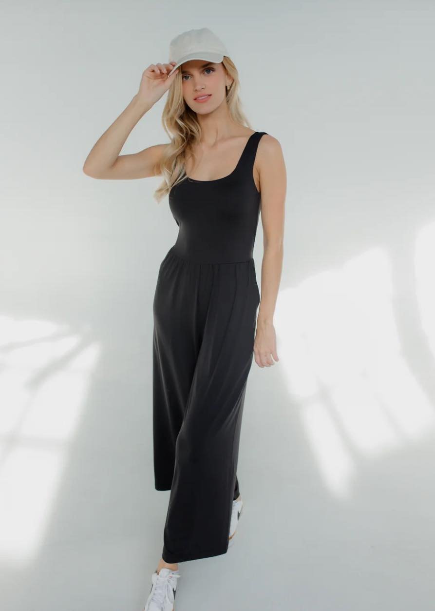Olivia Tank Jumpsuit - Fleur - De - Lis Boutique