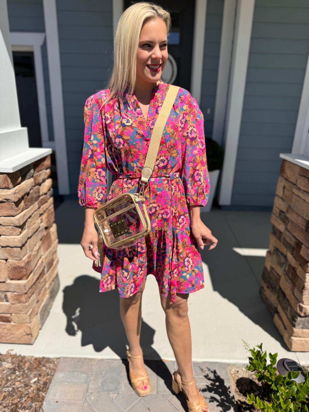 Bon Temps Boutique Ashley Christmas Fleur De Lis Dress