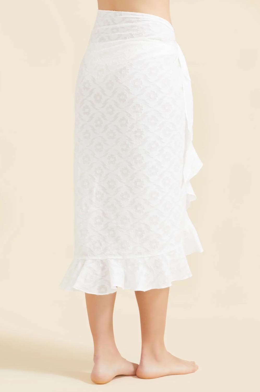 Siena Sarong - White - Fleur - De - Lis Boutique