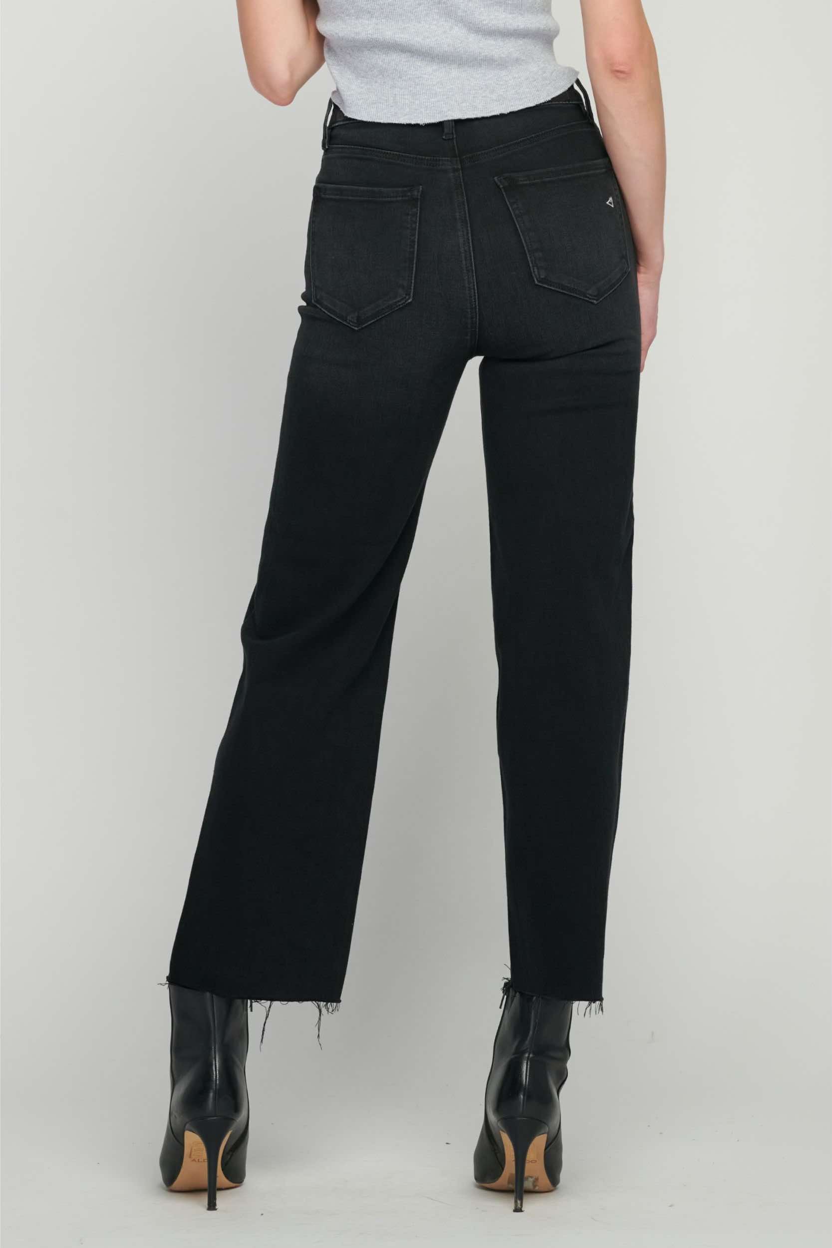 Tracey High Waist Wide Straight Jean - Fleur - De - Lis Boutique