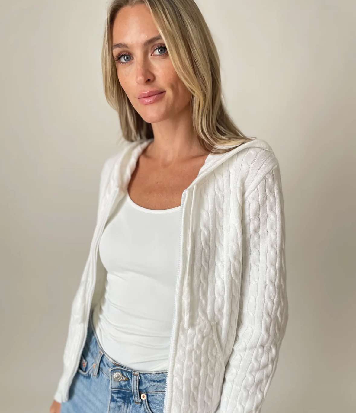 Francis Cable Hoodie - Fleur - De - Lis Boutique