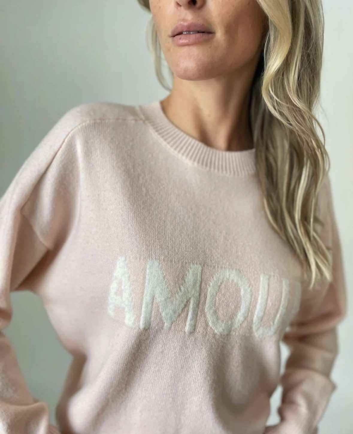Amour Graphic Sweater - Six Fifty Clothing - Fleur - De - Lis Boutique