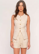 Heartloom Emerson Tweed Vest - Fleur - De - Lis Boutique
