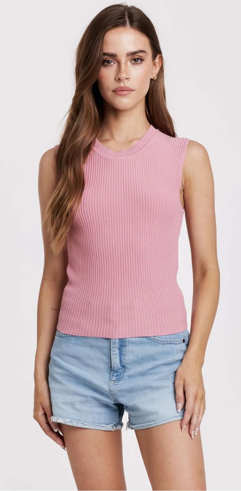 Stirling Rib Tank - Fleur - De - Lis Boutique