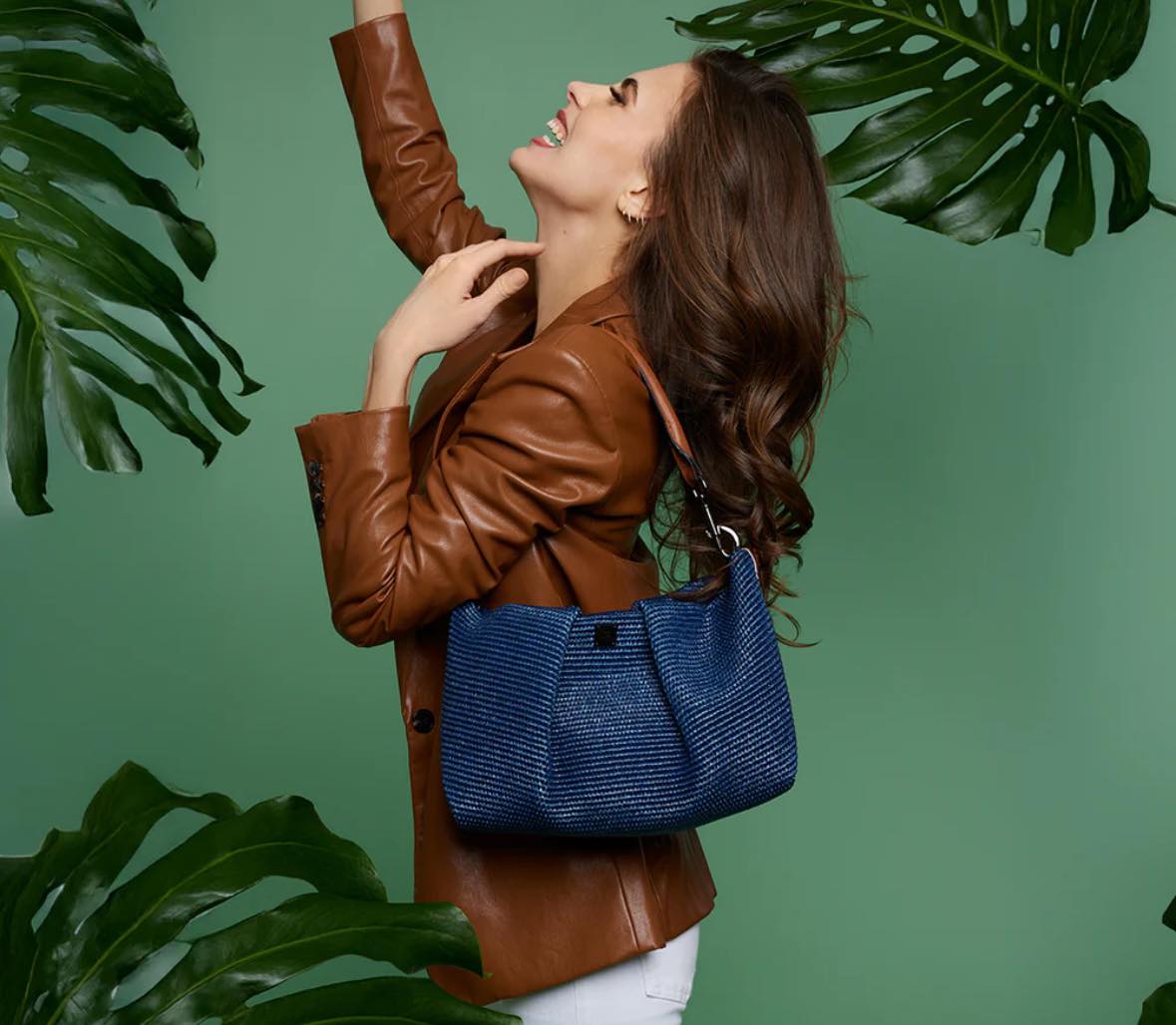 Think Rolyn Savannah Raffia Bag - Fleur - De - Lis Boutique