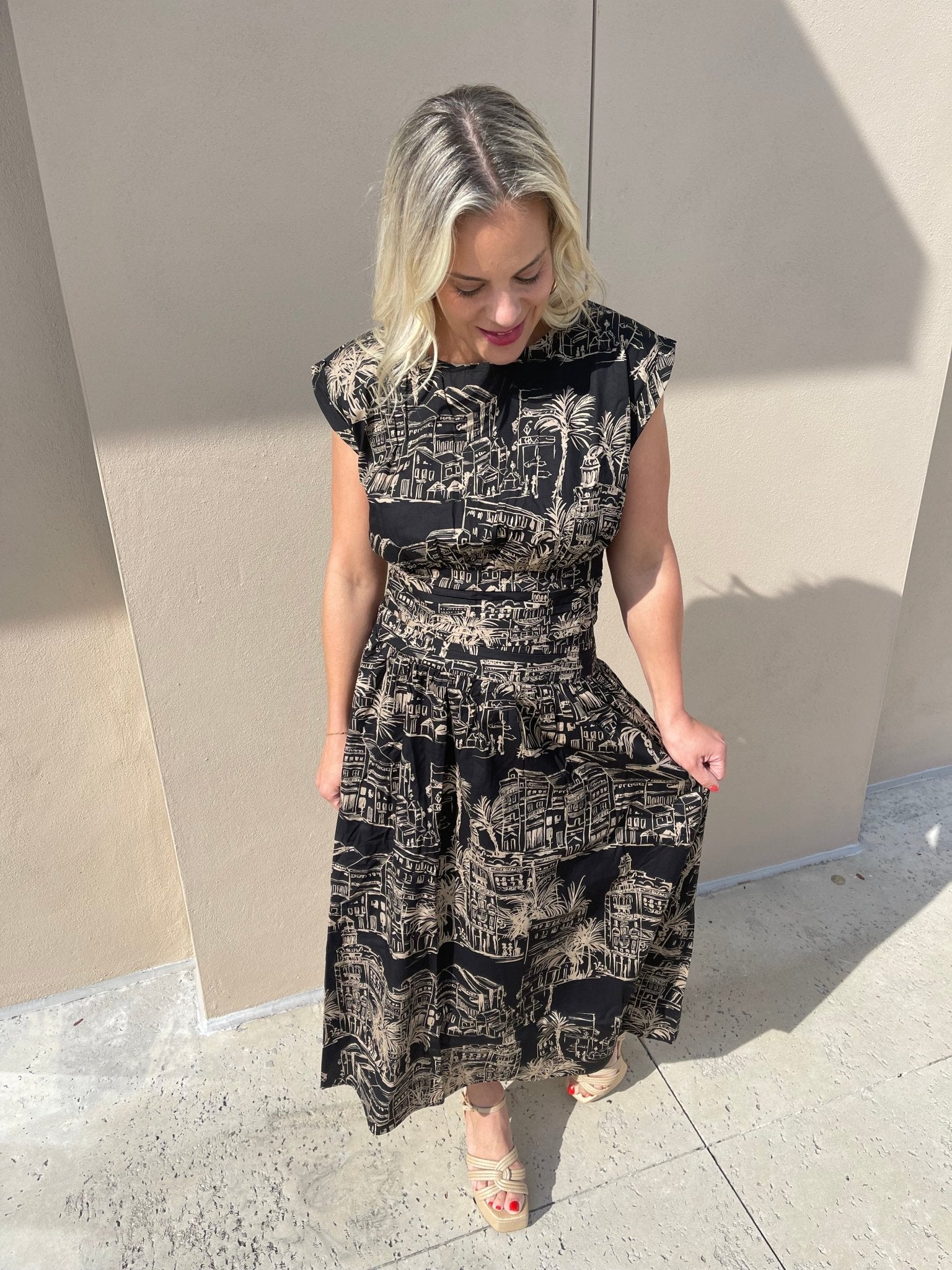 Santorini Midnight Top Meet Me Santorini - Fleur - De - Lis Boutique