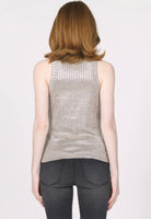 Another Love Pamela Top Silver Foil - Fleur-De-Lis Boutique