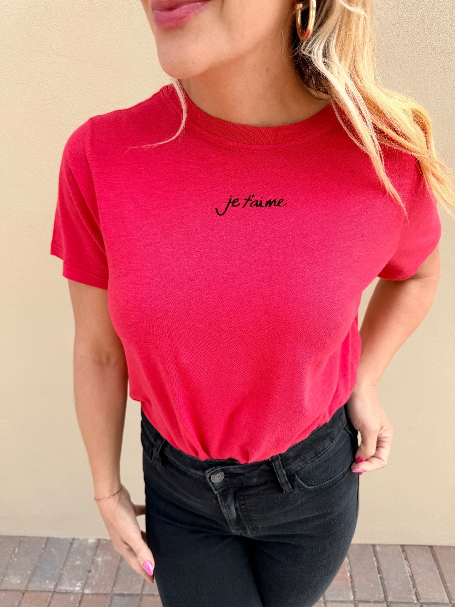 Elan Je T’aime T-shirt - Fleur - De - Lis Boutique