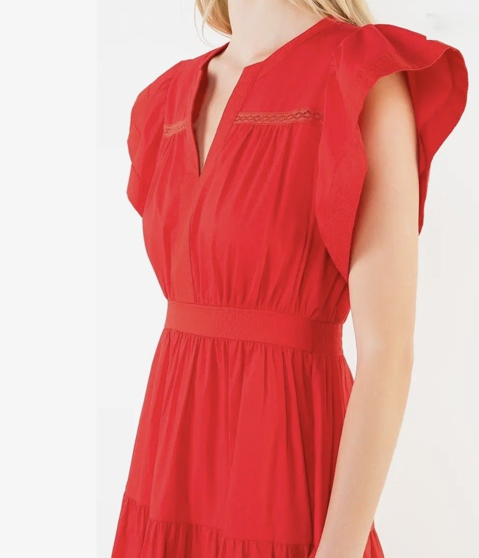 THML Midi Dress Diamond Cutout Bottom - Fleur - De - Lis Boutique