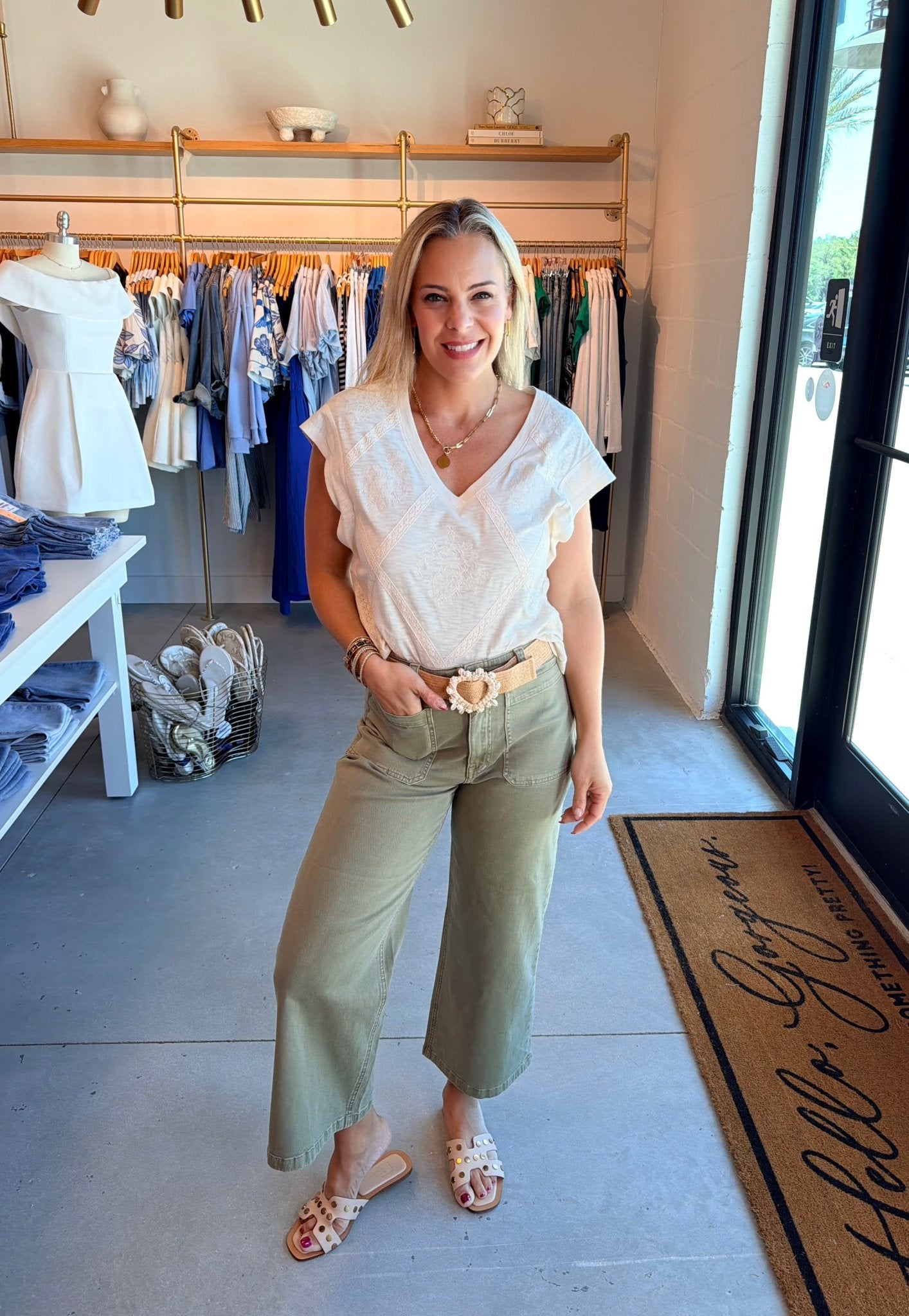 Another Love Graciela Vintage Cream Top - Fleur - De - Lis Boutique