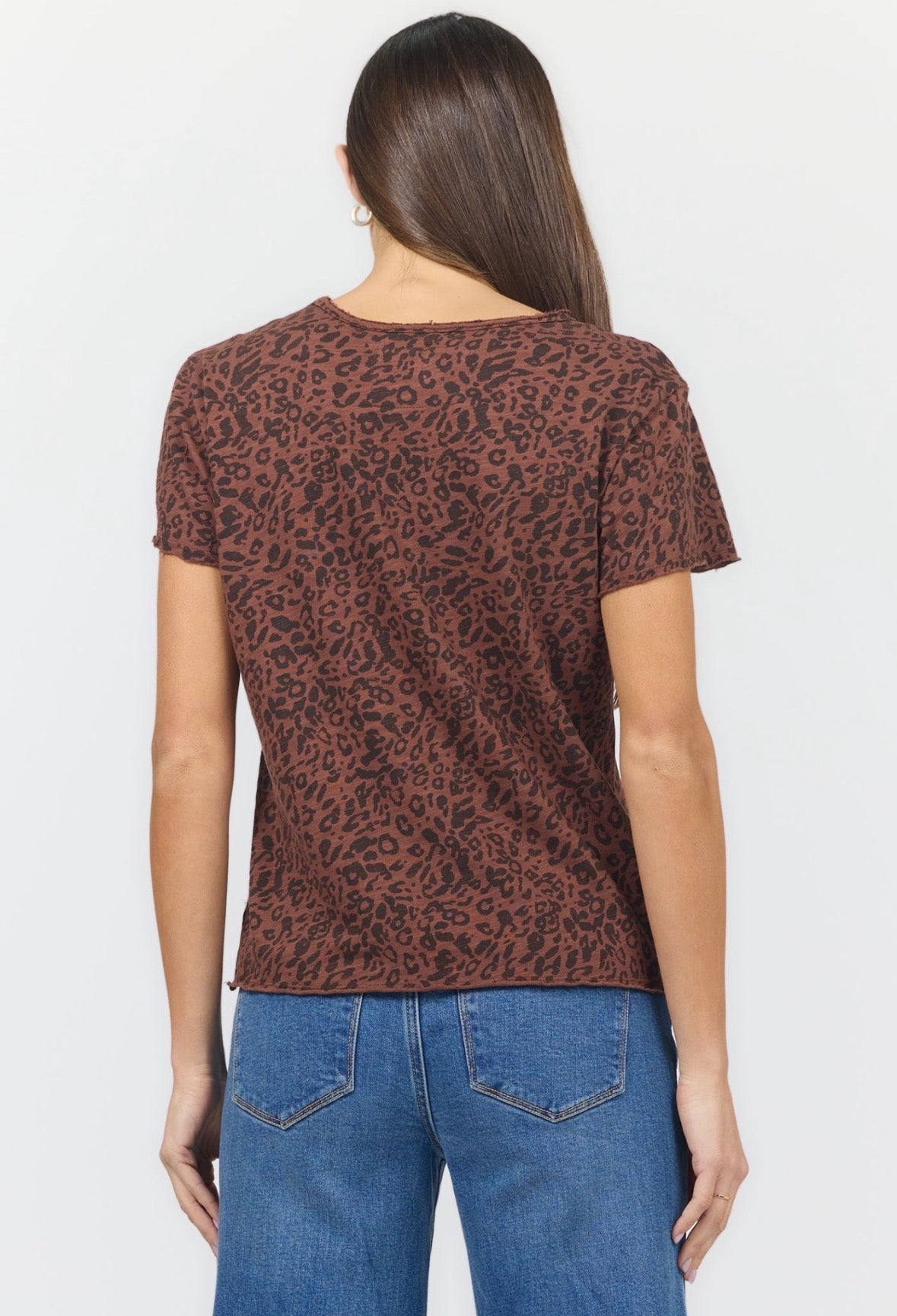 Dear John Vanya Top Brown Leopard - Fleur-De-Lis Boutique