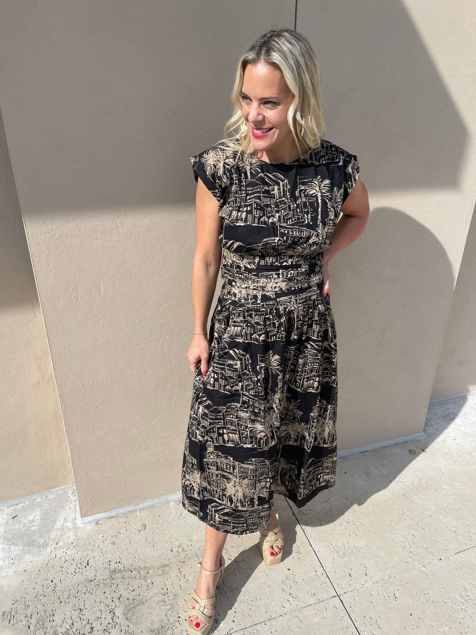 Santorini Midnight Top Meet Me Santorini - Fleur - De - Lis Boutique