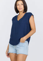 Dear John Yanis Top Navy - Fleur - De - Lis Boutique