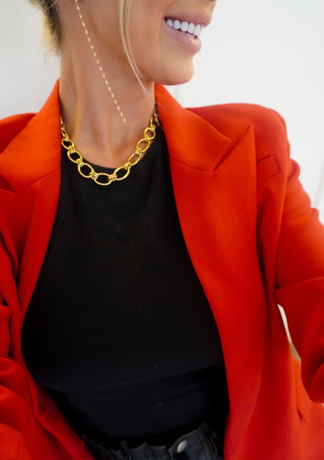 Chansutt Pearls Luxe Chain Necklace - Fleur - De - Lis Boutique