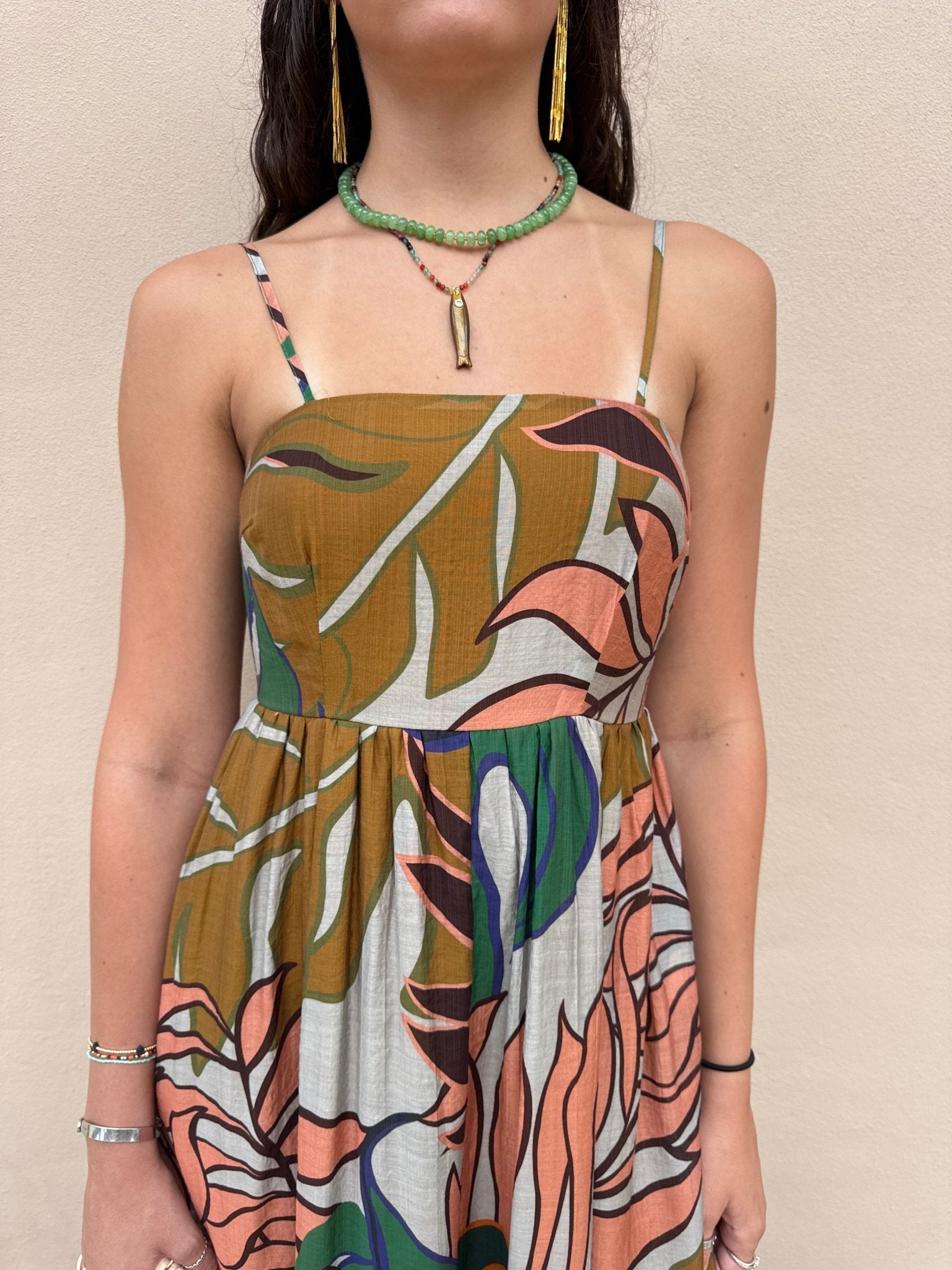 Meet Me In Santorini Wild Bloom Maxi Dress - Fleur-De-Lis Boutique