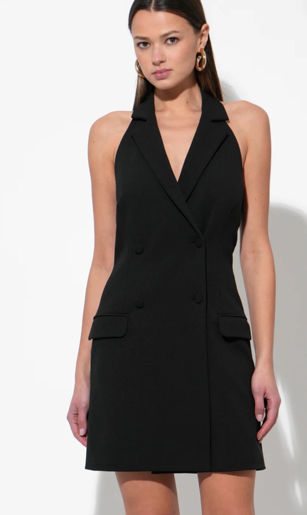 Adelyn Rae Lucy Vest Mini Dress - Fleur - De - Lis Boutique