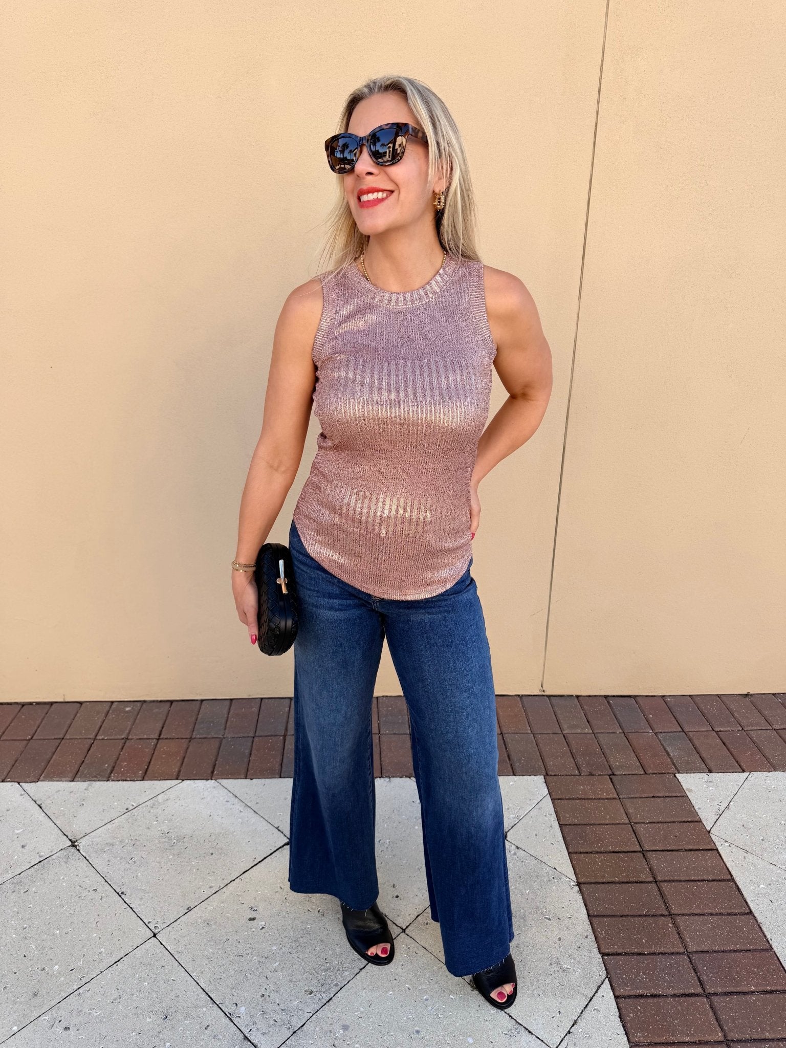 Another Love Cleo Top Rose Gold - Fleur-De-Lis Boutique