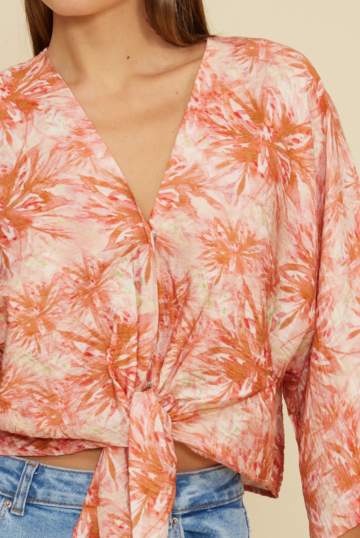Lucy Paris Rae Tie Top - Fleur - De - Lis Boutique