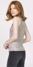 Another Love Pamela Top Silver Foil - Fleur-De-Lis Boutique