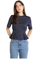 Dex Midnight Cinched Waist Tee - Fleur-De-Lis Boutique