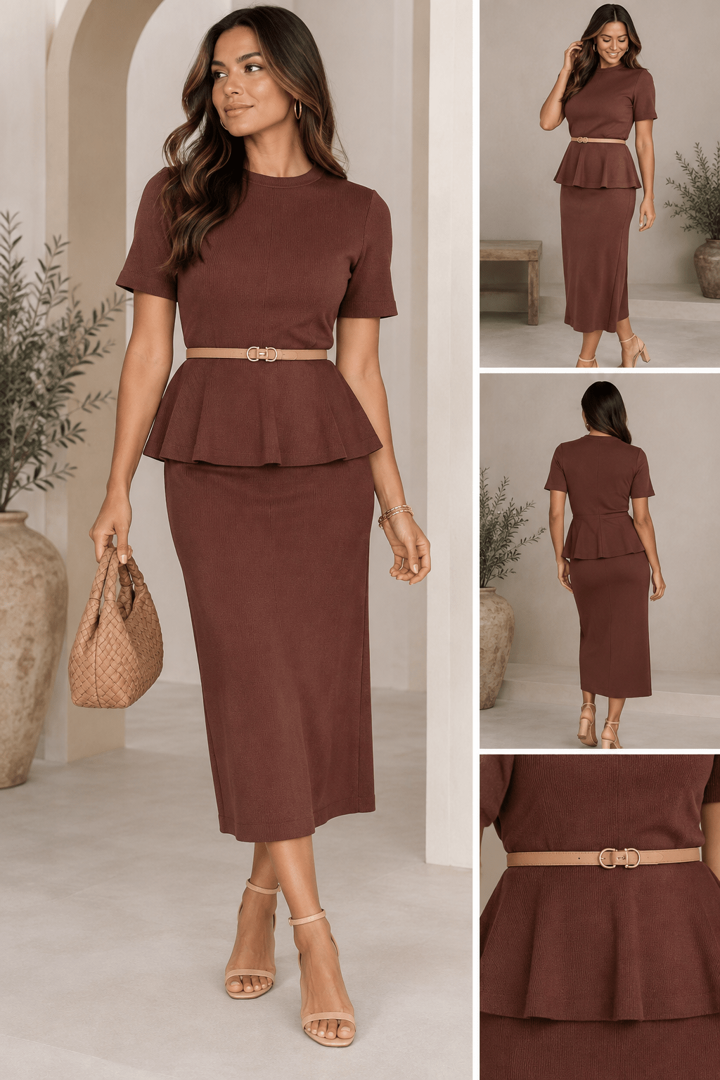 Sincerely Ours Penny Knit Top Mocha - Fleur-De-Lis Boutique