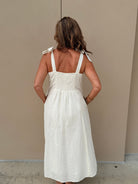 THML Ivory Tie Dress - Fleur-De-Lis Boutique