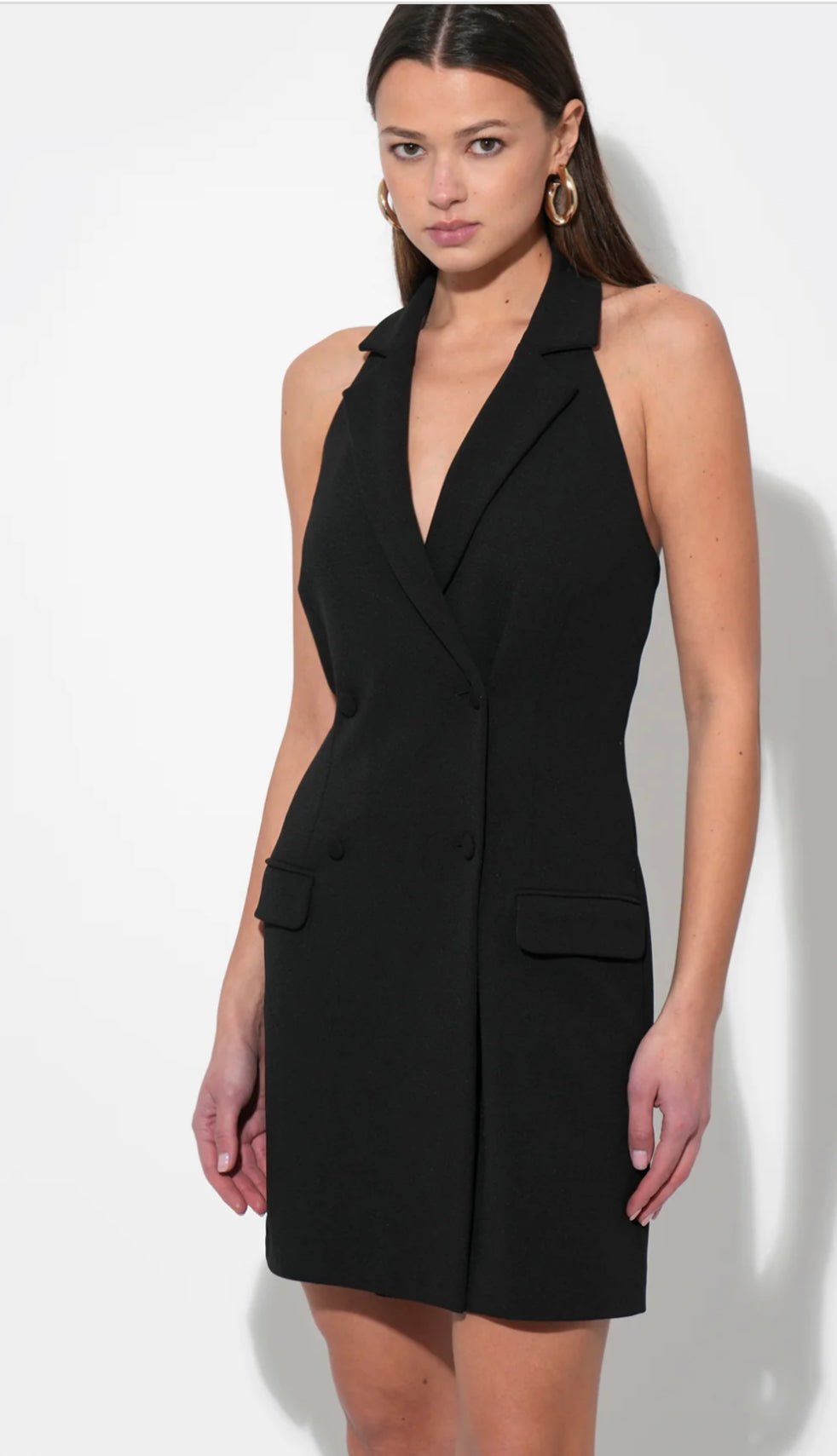 Adelyn Rae Lucy Vest Mini Dress - Fleur - De - Lis Boutique