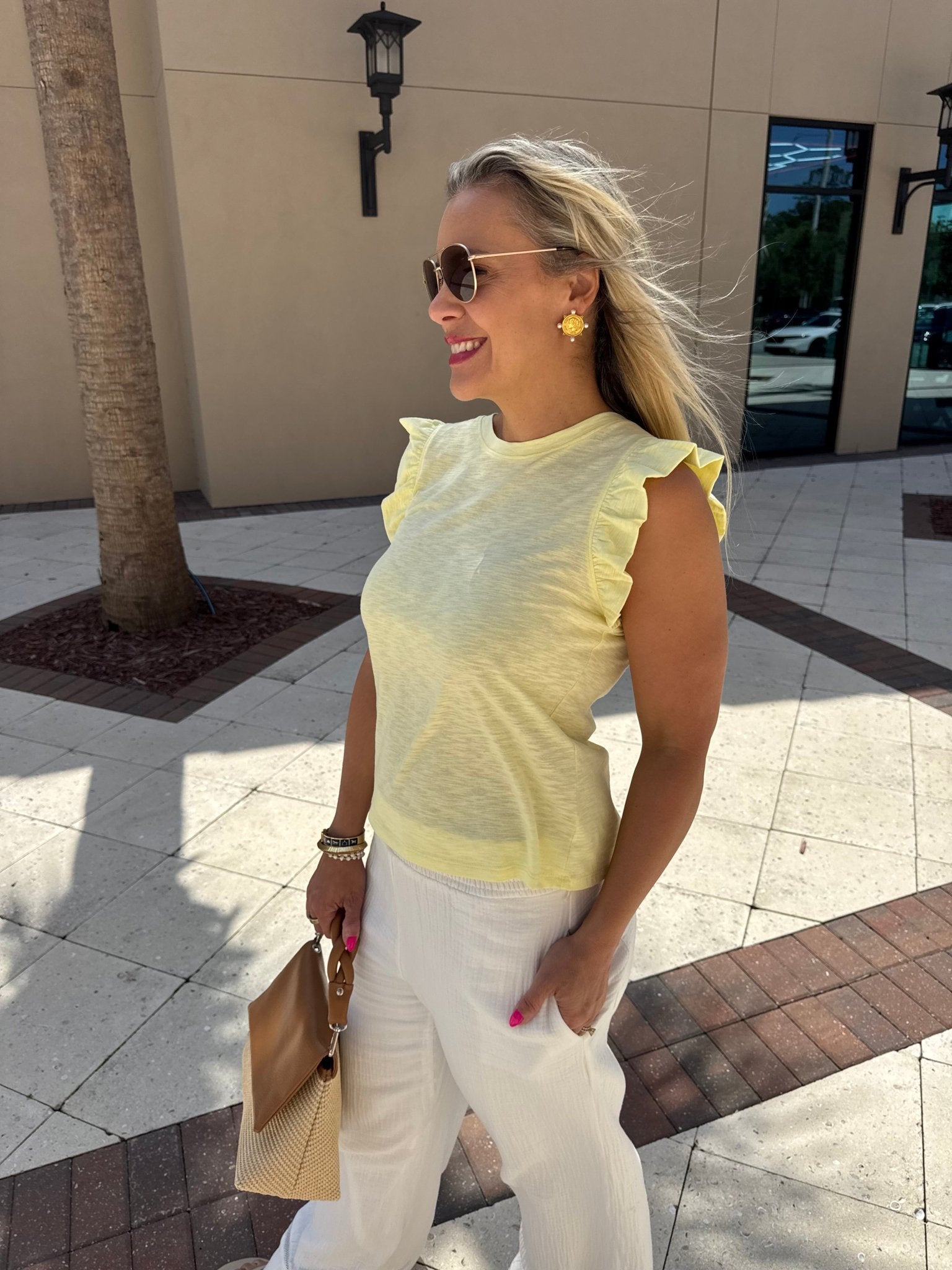 Another Love North Top Wax Yellow - Fleur - De - Lis Boutique