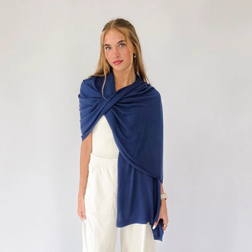 Pretty Simple Catalina Cashmere Blend Travel Scarf - Fleur-De-Lis Boutique
