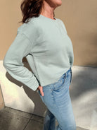 Bobi Los Angeles Crewneck Cloudstone - Fleur - De - Lis Boutique